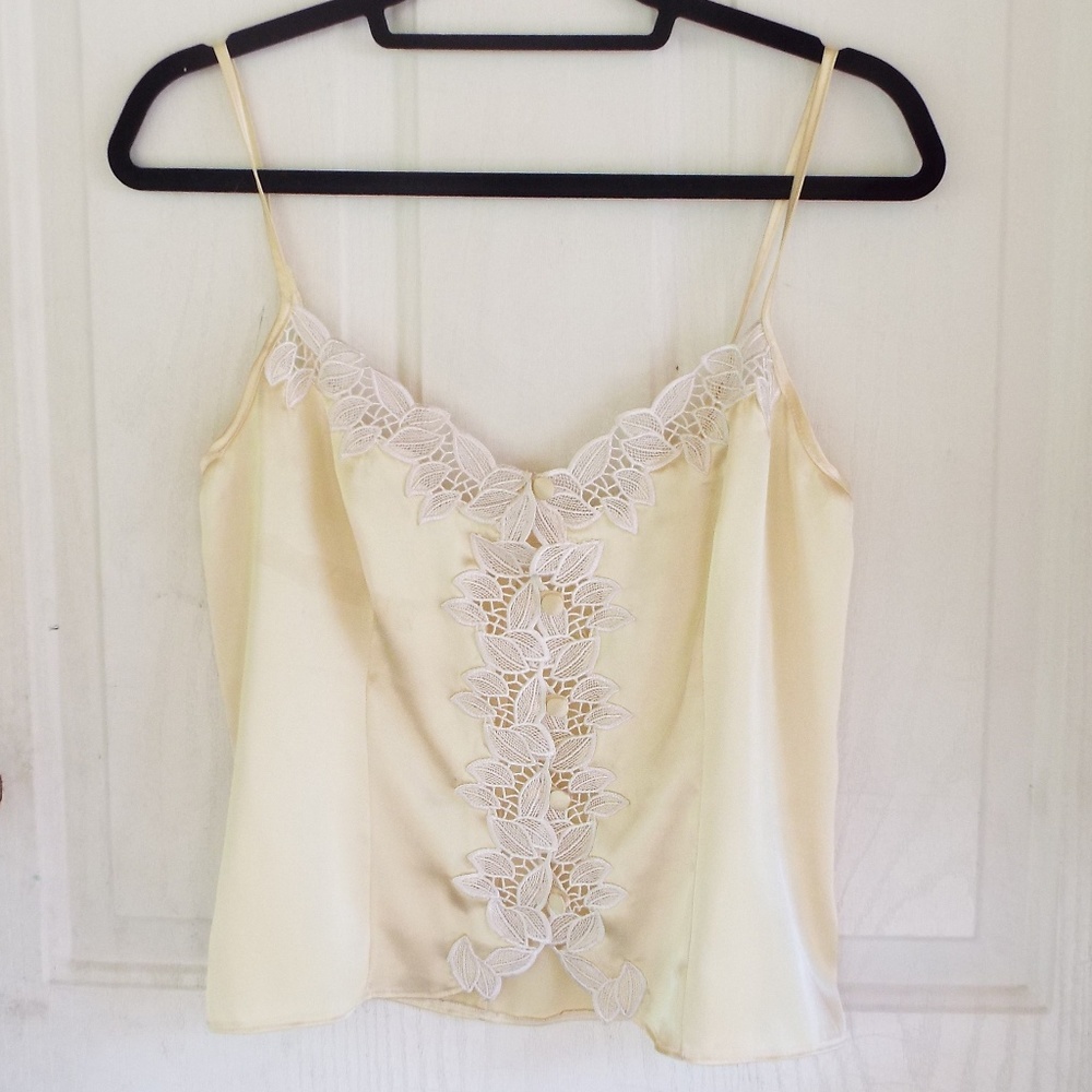lingerie lace top silk